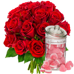 20 ROSES + BONBONS 20 ROSES + BONBONS