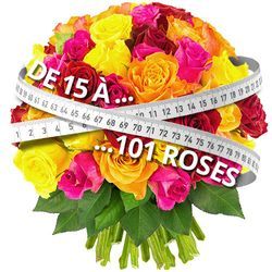 SUR MESURE : DE 15 A 101 TIGES SUR MESURE : DE 15 A 101 TIGES