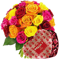 30 ROSES + COEUR GOURMAND 30 ROSES + COEUR GOURMAND