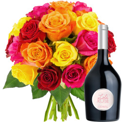 20 ROSES + VIN LILI ROSE 20 ROSES + VIN LILI ROSE