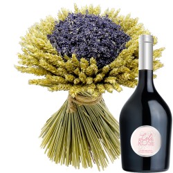 BOUQUET PROVENCAL + VIN ROUGE LILI ROSE BOUQUET PROVENCAL + VIN ROUGE LILI ROSE