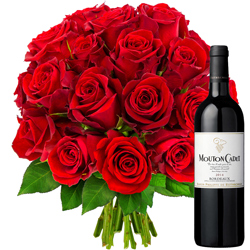 20 ROSES + MOUTON CADET ROUGE 20 ROSES + MOUTON CADET ROUGE