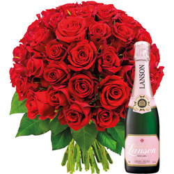 50 ROSES + 1/2 LANSON ROSE 50 ROSES + 1/2 LANSON ROSE